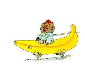 richard scarry banana car מכוננה